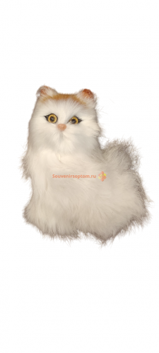 Кот из меха со звуком средний во Дегтярске